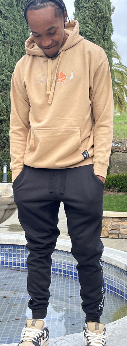 YLF Black Joggers