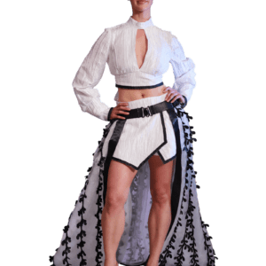 Alluring Black & White 3-Piece Set