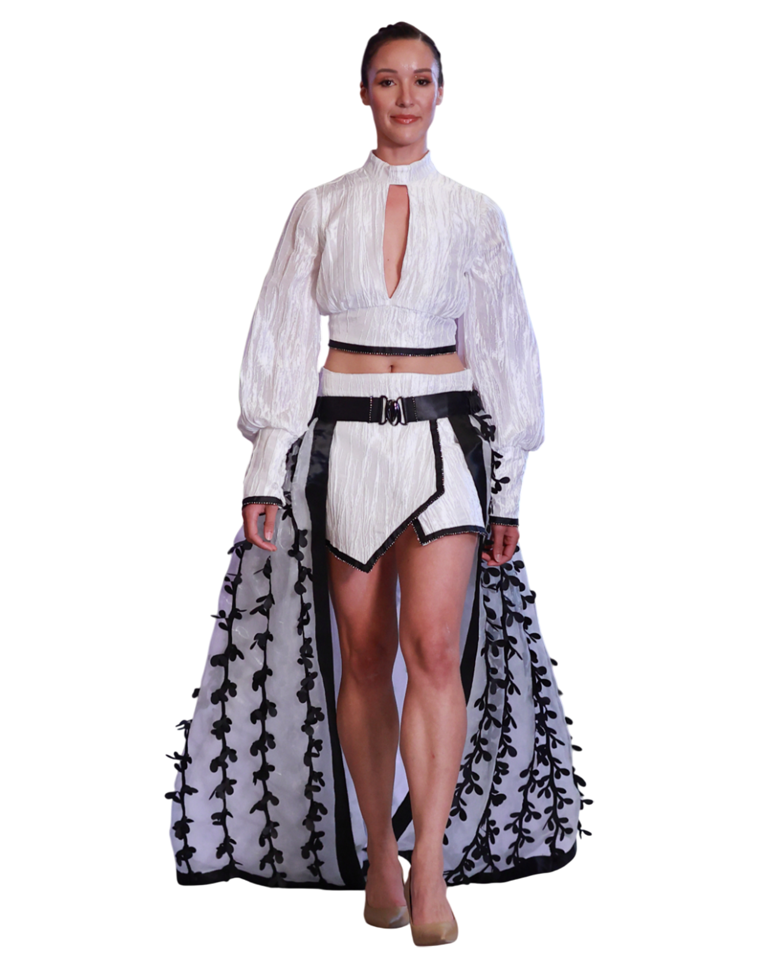 Alluring Black & White 3-Piece Set - You Live to Fly