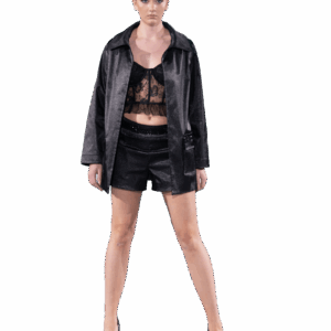 Moment Maker Satin and Lace 3-Piece Shorts Set