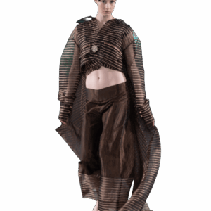 Confidence Boost Striped Metallic 3-Piece Matching Set